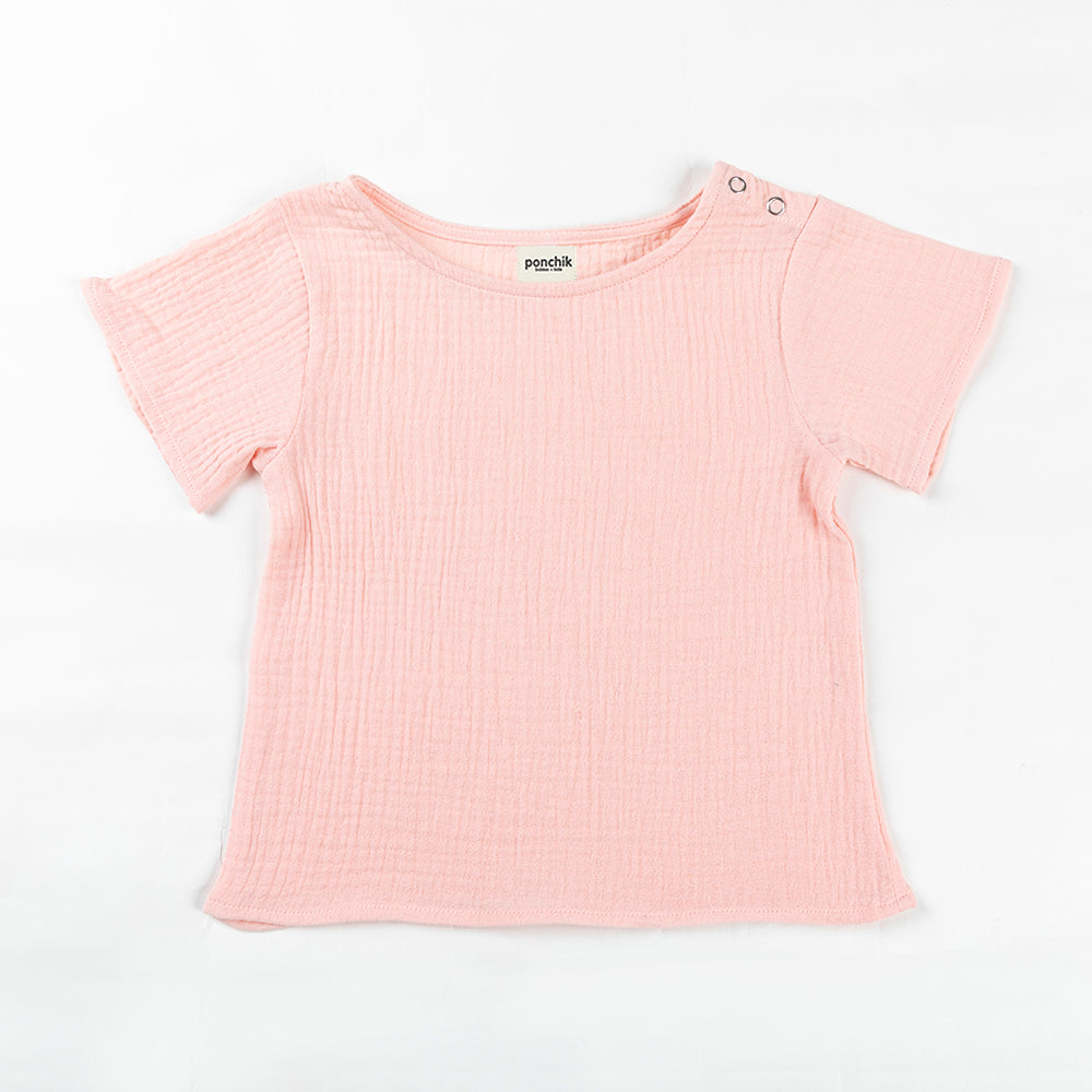 Ponchik Lemonade Pink Cotton Baby T-Shirt