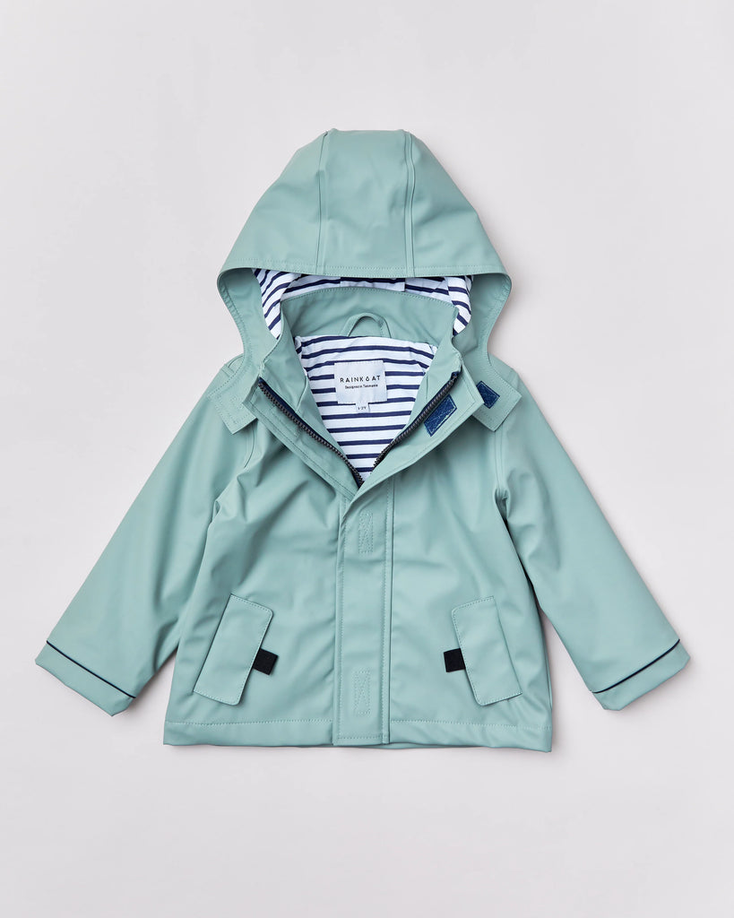 Rainkoat- Sage Waterproof Kids Jacket - Maisonsunny.com.au